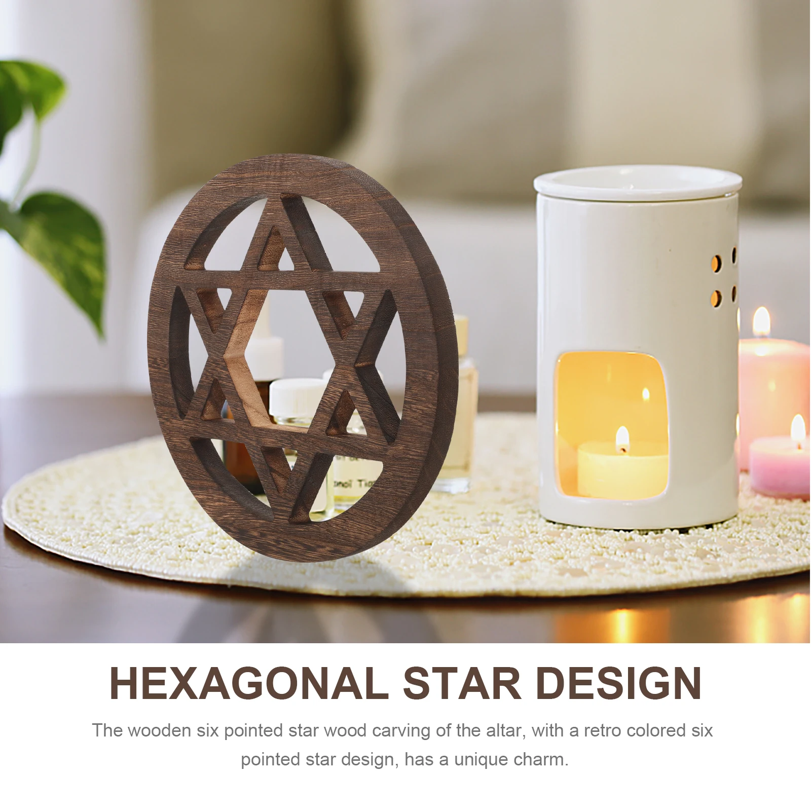 

Wooden Altar Ornament Rustic Altar Tile Wall Decoration Sacred Space Ornament Wood Wall Art Retro Decor Wooden Carving Decor