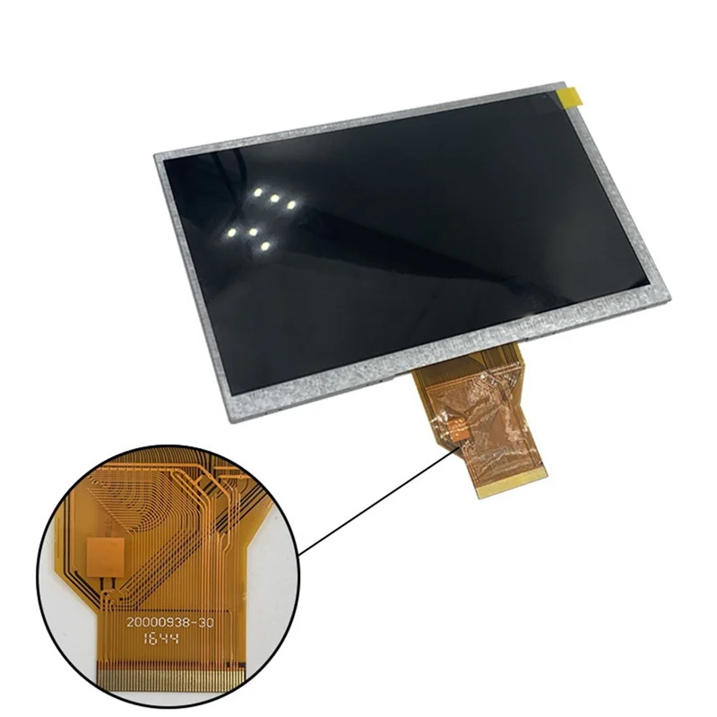 Pantalla LCD TFT de 7 pulgadas pantalla Universal 50 pines HD 800X480 Monitor de repuesto de reparación para pantalla de reemplazo de vehículo de coche