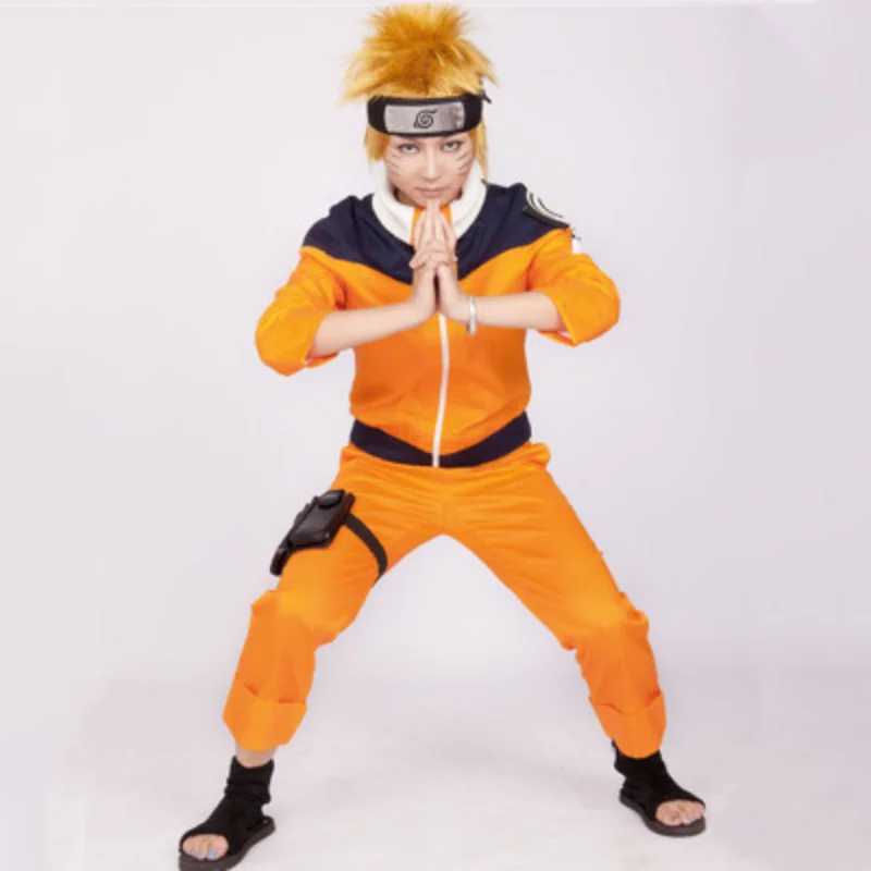 Naruto Naruto cosplay anime costume two-dimensional cartoon stage performance costume orange halloween costume suit