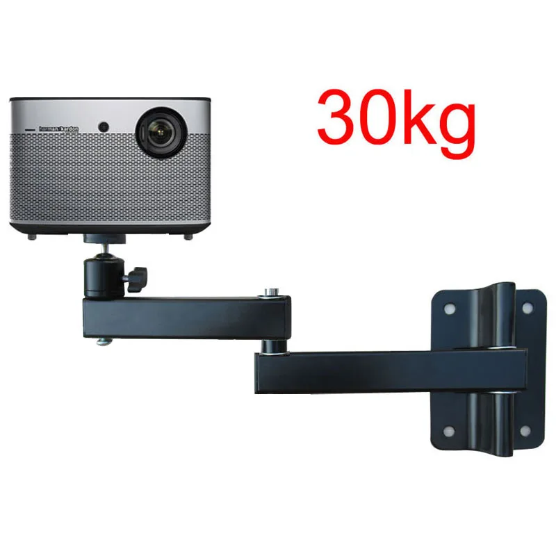 LCD-122PR fuerte proyector universal soporte de montaje en pared movimiento completo 360 girar inclinación 30kg perfil distancia de pared extensible