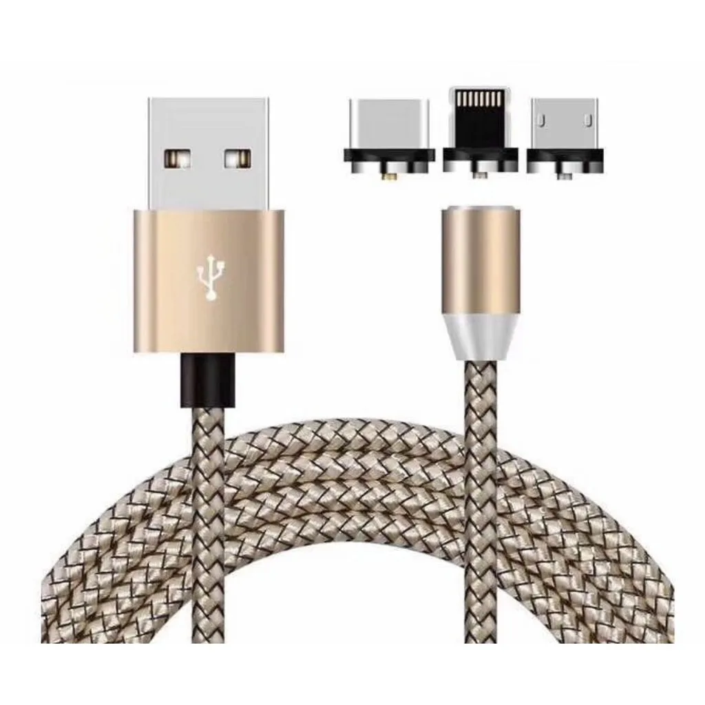 Android Type C 3 In 1 Magnetic Charger Usb Cable iPhone