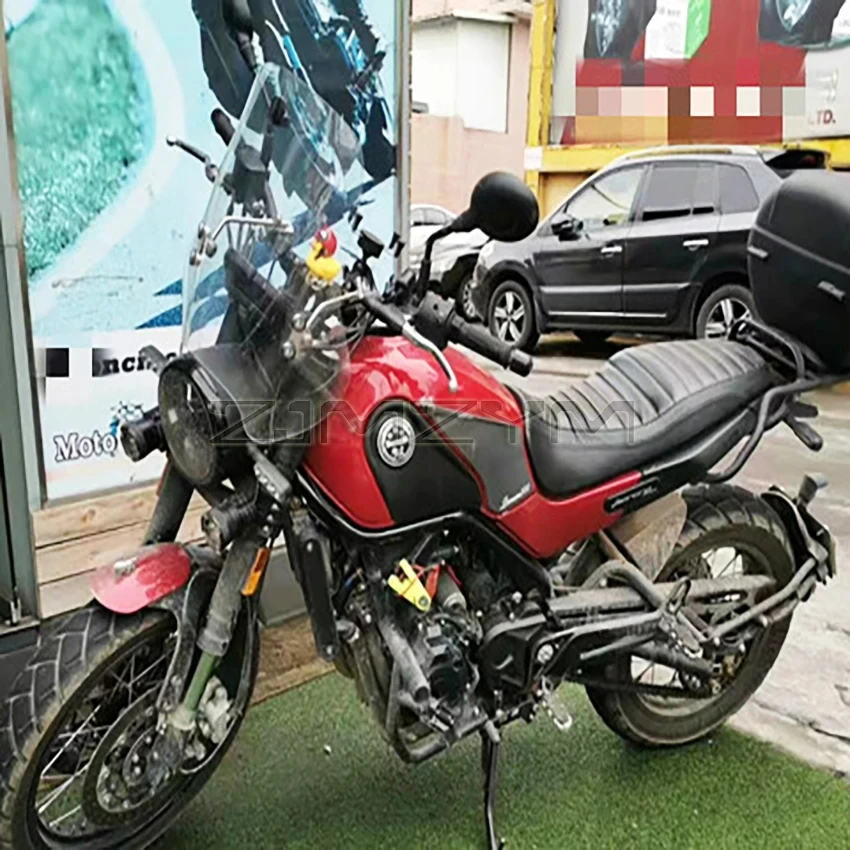 Universal Motorcycle Windshield Windscreen PC Material Modified Windshield Modified Front Windshield Suit For 95% Motorcycle