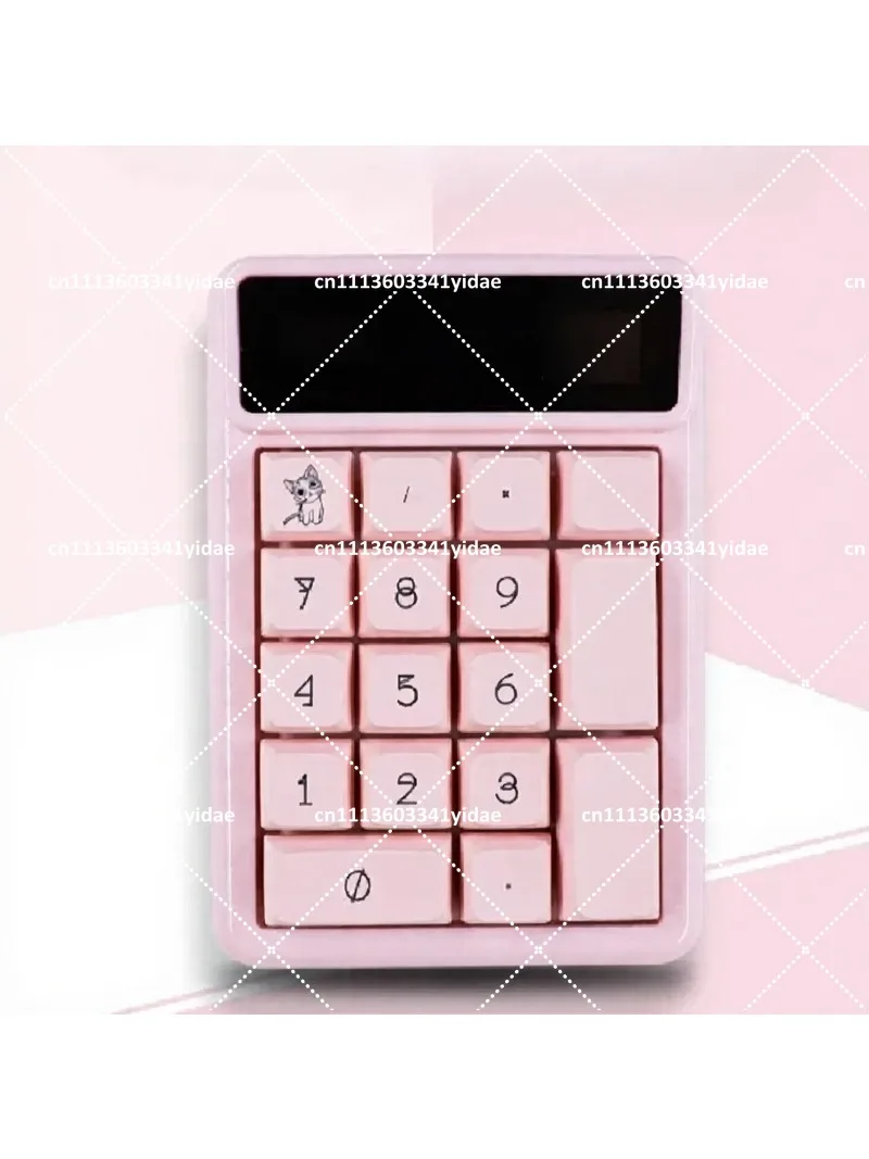 Portable Mini Numerical Keypad 17-Key Financial Accounting Calculator for Laptop Desktop