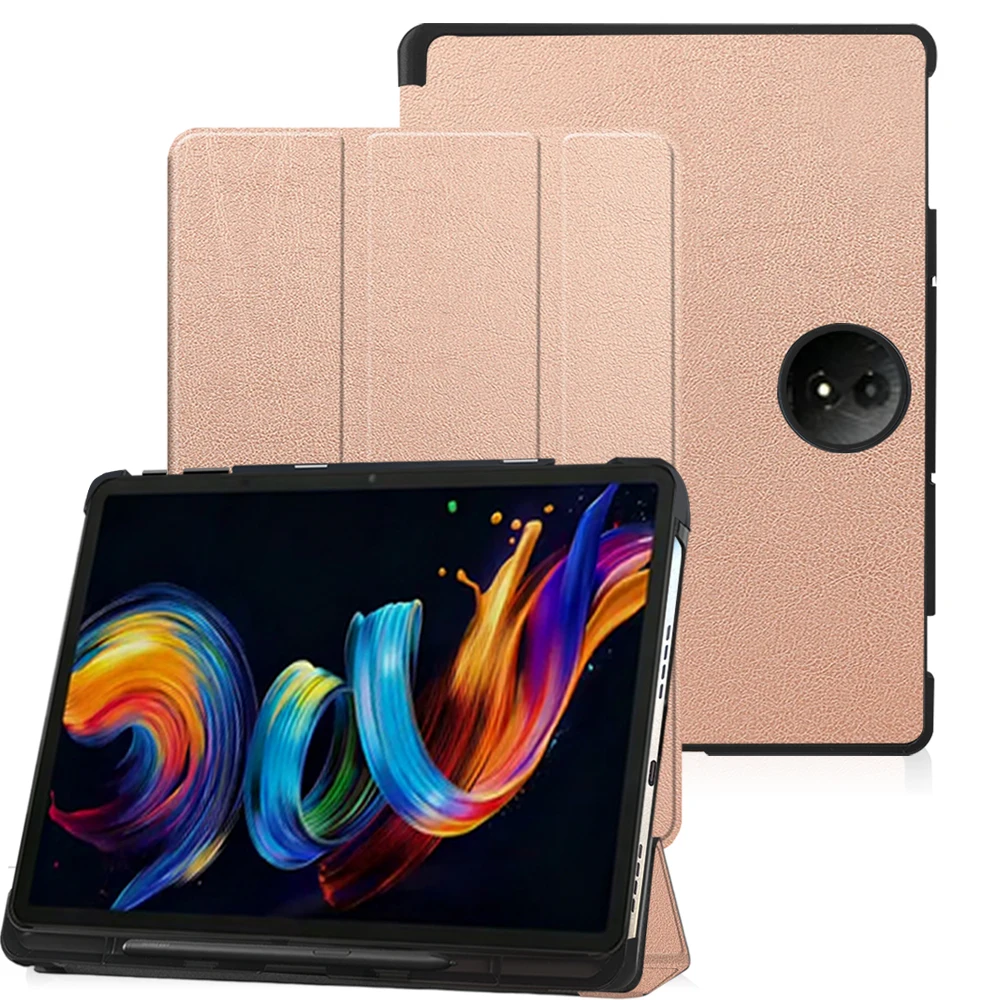 Etui Funda z uchwytem na rysik do TCL NXTPAPER 11 Plus 9469X 11.5" Tablet PC, potrójna składana podstawka, ochrona przed upadkiem — zdjęcie produktu 2