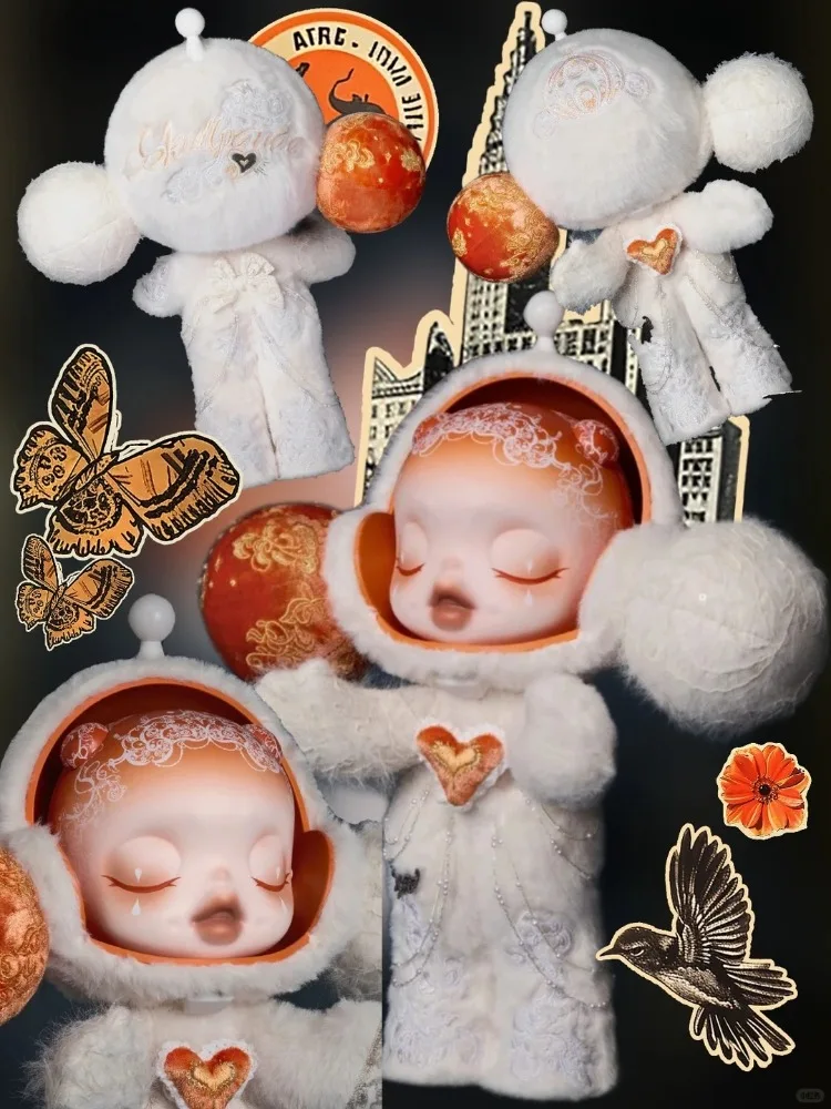 POPMART MEGA 400% White Moon Series Regalo de cumpleaños Juguetes coleccionables lindos e interesantes que vale la pena tener