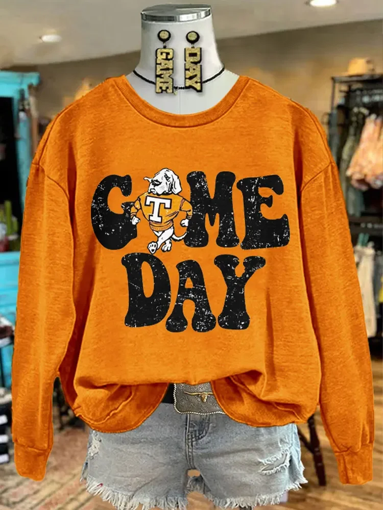 Gameday Tennessee Print Sweatshirt