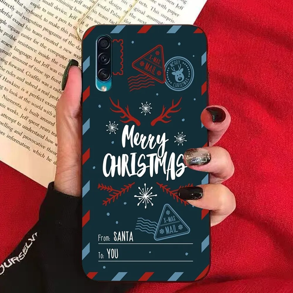 Christmas Phone Case For Samsung A 10 11 12 13 20 21 22 30 31 32 40 51 52 53 70 71 72 73 91 13 shell