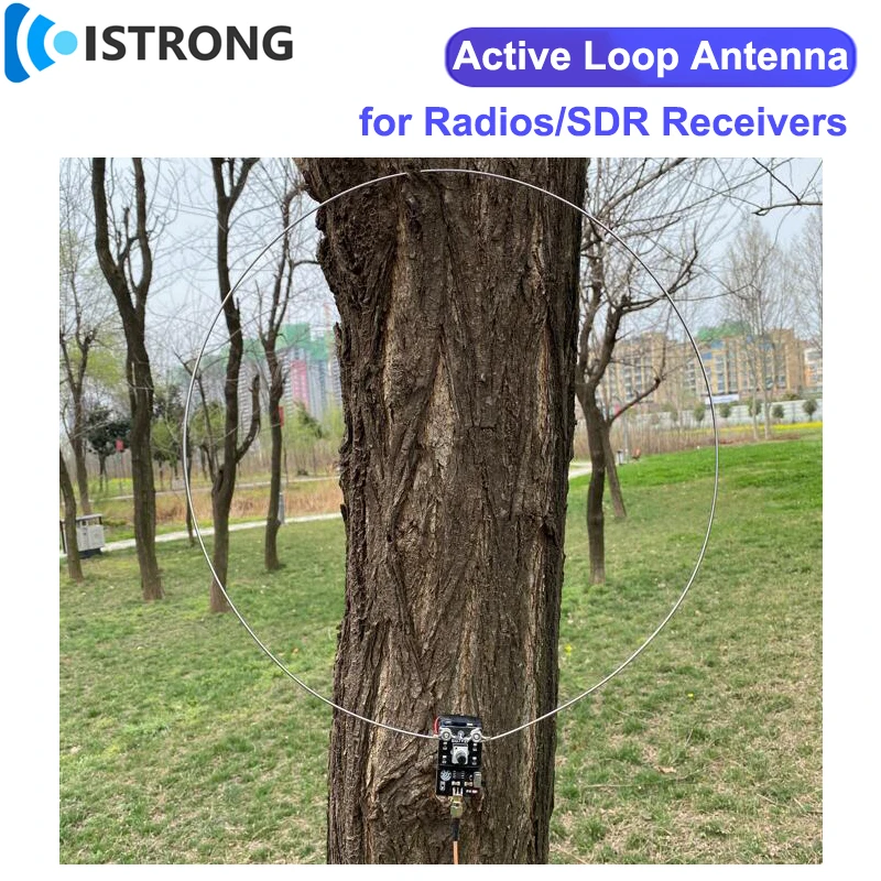 

Entry-level Portable Active Small Loop Antenna NE592 Chip Ham Radio Shortwave Loop Antenna for All Kinds of Radios/SDR Receivers