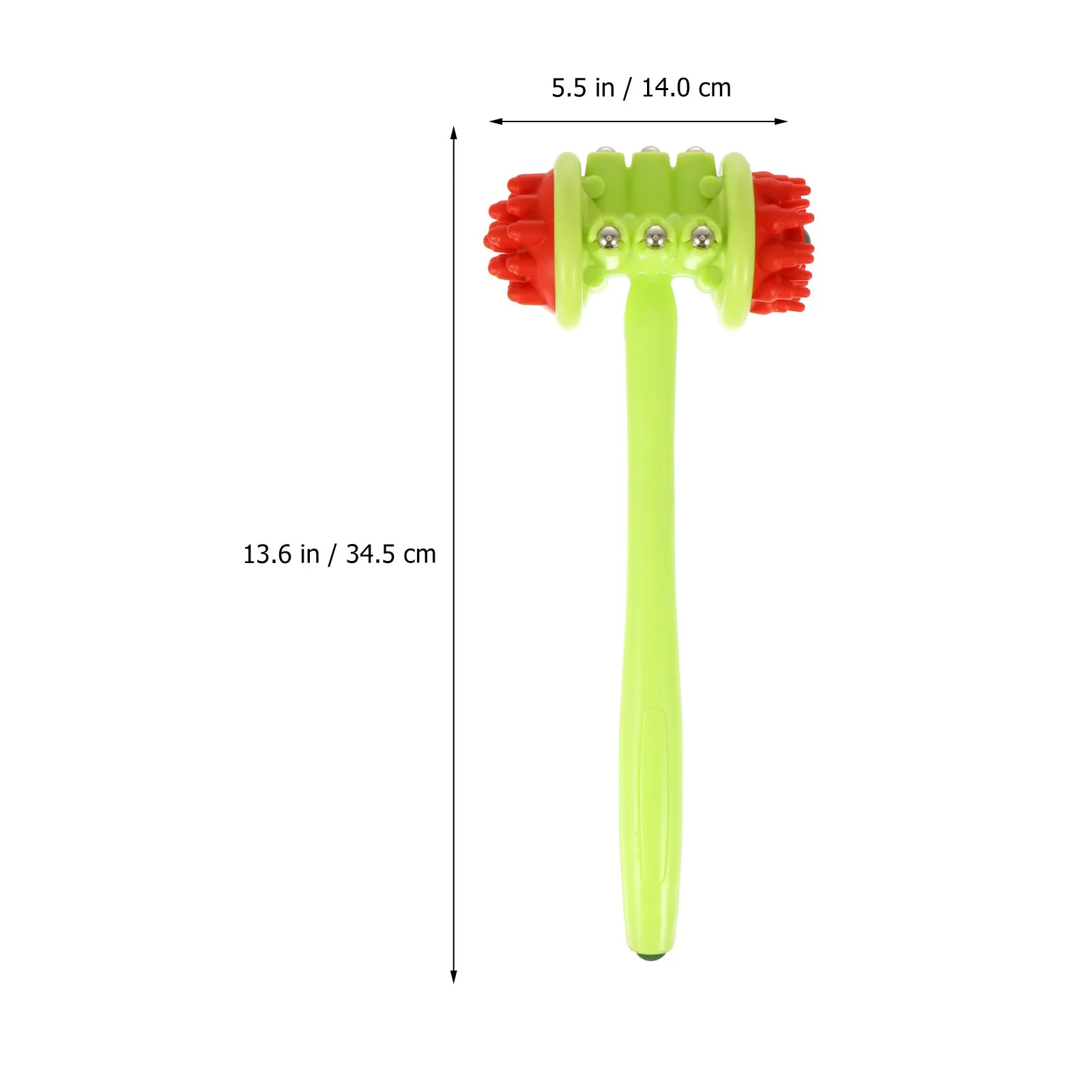 2Pcs Körper Massage Klopfen Hammer Langlebige Werkzeuge Lange Griff Therapie Schmerzen Relief Meridian Massage Stick für Beine Zurück
