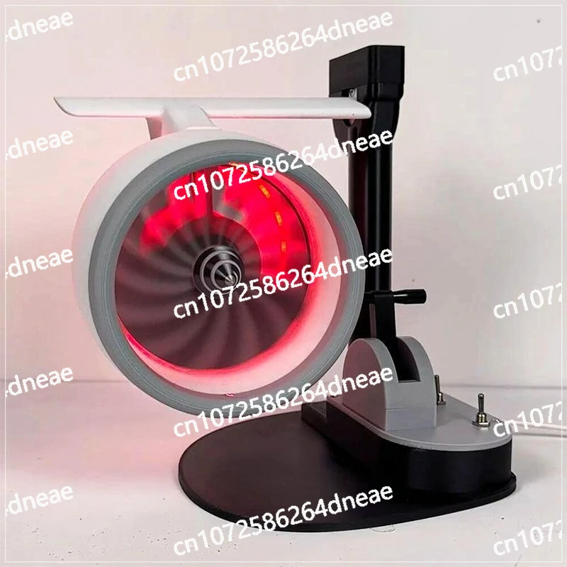 Desktop Fan USB Turbofan Aircraft Engine Styling Personality Creativity Humidifying Spray with Lighting Technology Sense