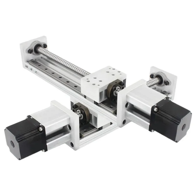 

Cross slide table two-axis XY automatic numerical control bench drill micro electric machine tool lifting guide reciprocating