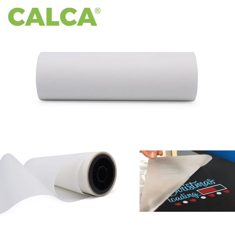 CALCA Instant Hot Peel 20in x 328ft / 50.8cm x 100m DTF Transfer Film Hybrid Film Paper for T-shirt Heat Transfer Press Print