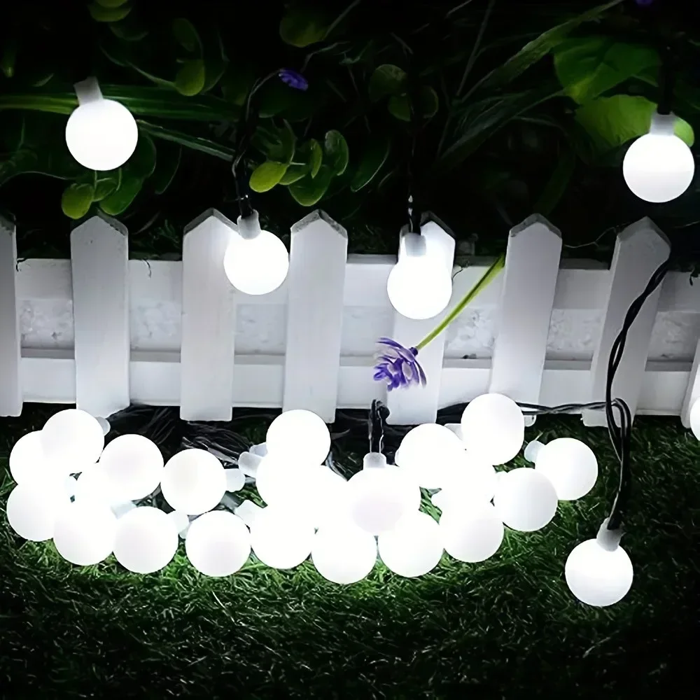 20/50/100 LED Solar Globe LED Lichterketten 8 Modus Fee Girlande für Garten Hochzeit Weihnachten Halloween Geburtstag Dekor