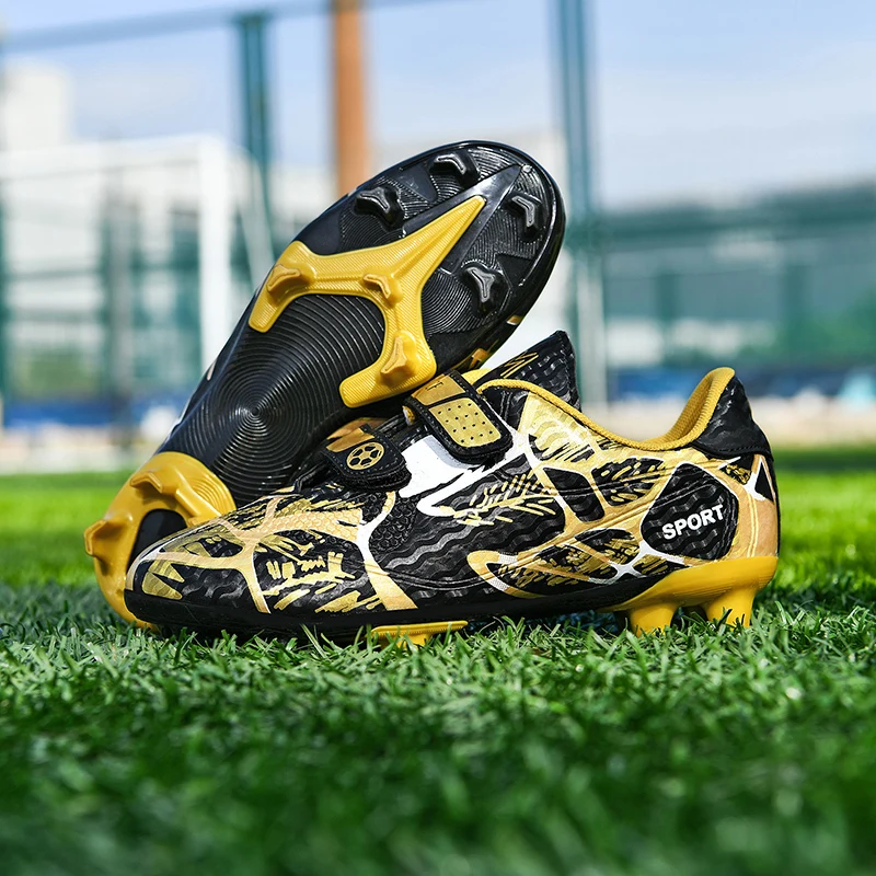 DR.EAGLE-Chaussures de football pour enfants, chaussures de football en plein air, crampon, TF, FG, taille 28-38