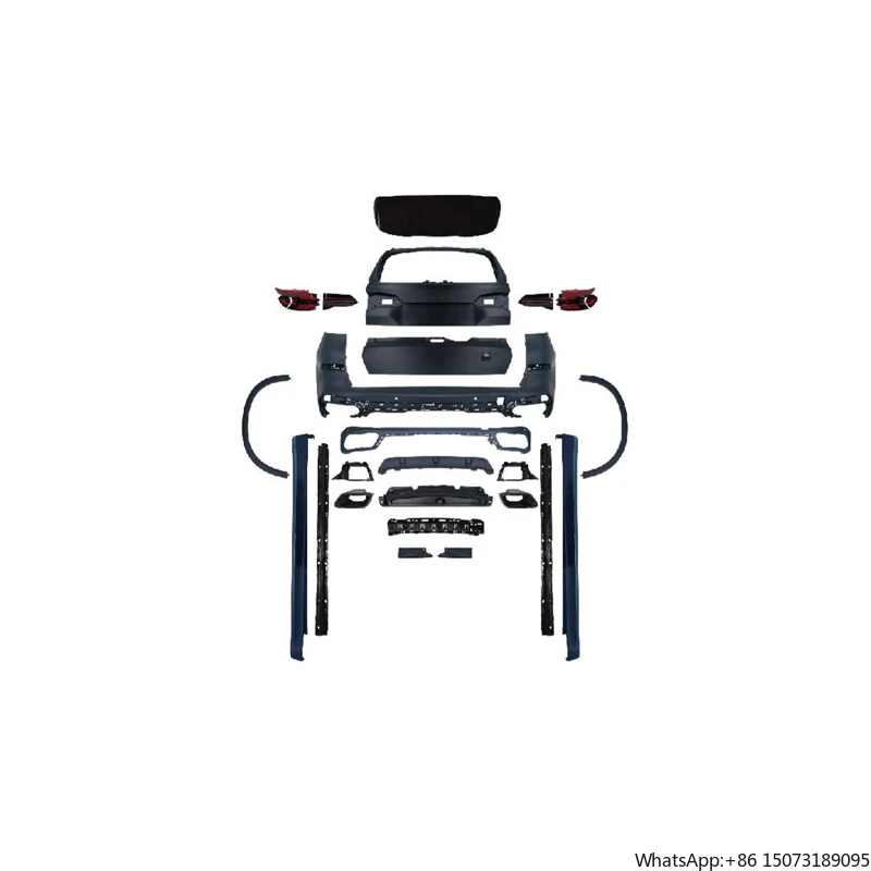 

Tegrray F15-(14-18) Upgrade to M Tech-(2023+) Front and Rear Bumpers Hood Headlights Spoiler & Body Kits Assembly for 2014-2018