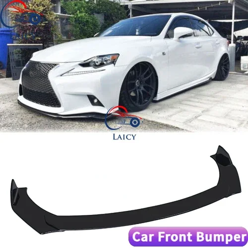 

LAICY For L-exus LC500 500h 2018-2023 Car Front Bumper Lip Chin Spoiler Splitter Body Kit Guard Deflector Lips Covers Carbon