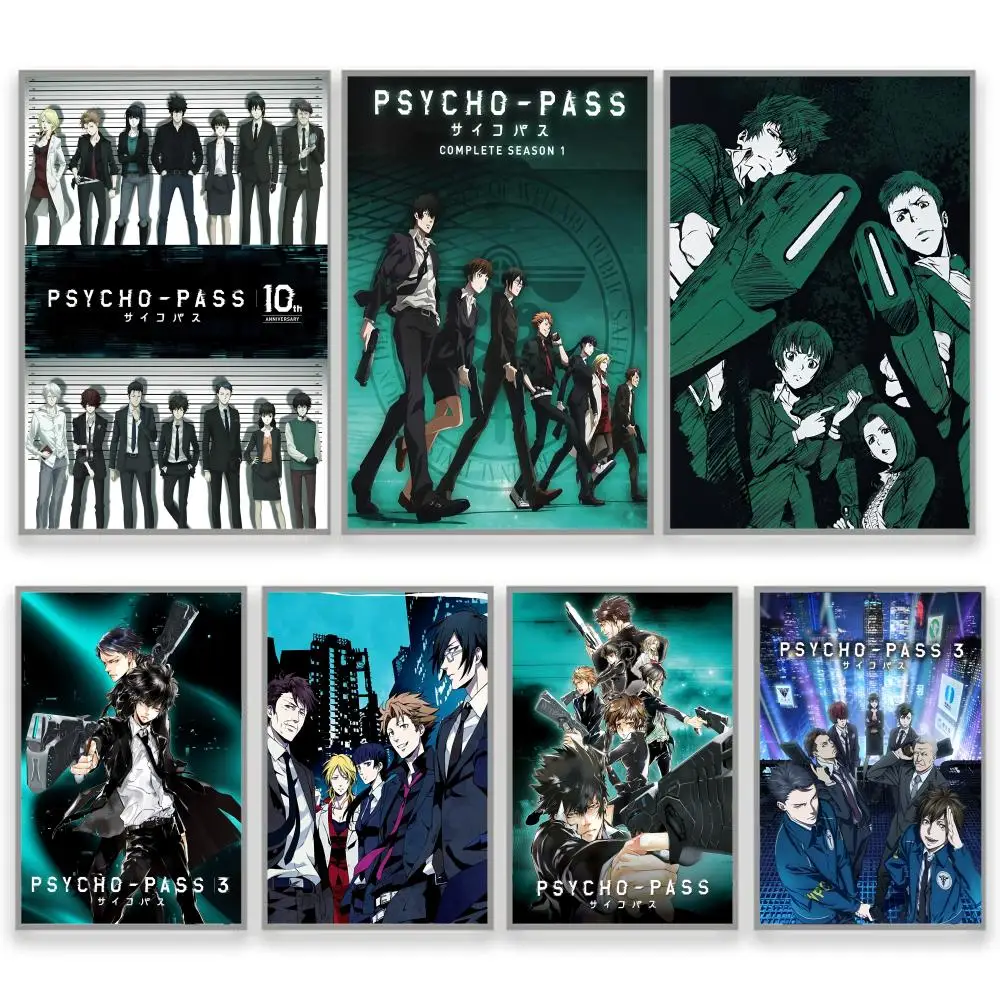 P-Psycho Pass Wall Art Picture Housewarming Present Cool Room Accessories Poster