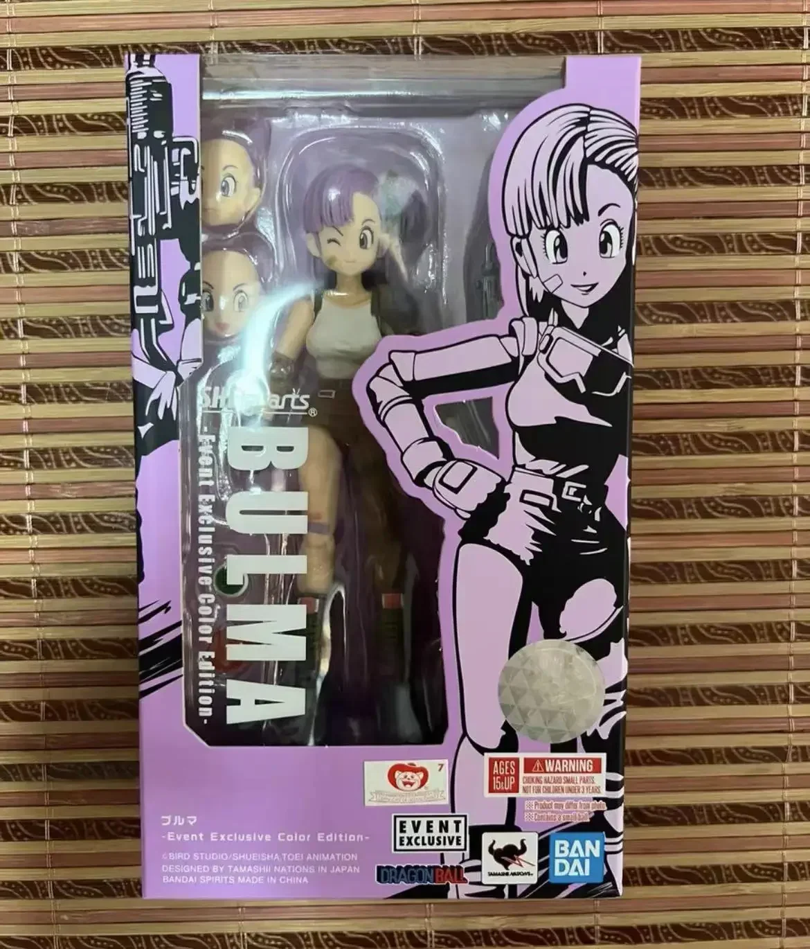 В наличии оригинальные Bandai S.H.Figuarts SHF Dragon Ball Bulma Event, эксклюзивная цветная версия, аниме-фигурки, модель игрушки, подарки