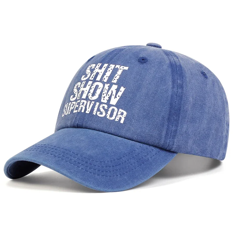 للجنسين القرف عرض المشرف طباعة غسل قبعات البيسبول الربيع والخريف في الهواء الطلق قابل للتعديل قبعات عادية واقية من الشمس قبعة قبعة رياضية