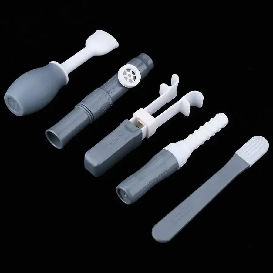 5pcs Set /1pcs Tongue Rehabilitation Swallowing Genioglossus Rehabilitation Trainer Cerebral Infarction Stroke Puller