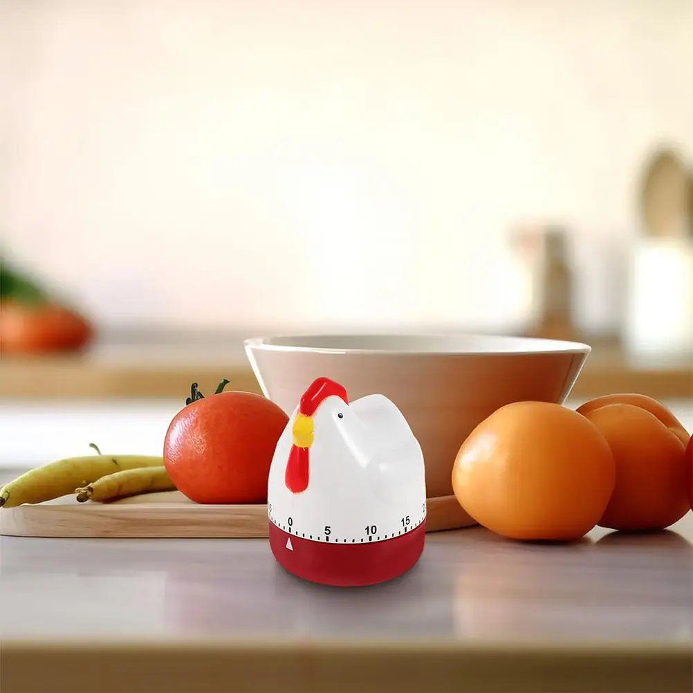 Digital Kitchen Timer Chicken Clock Mechanical Plastic Cooking Timers for Toddler