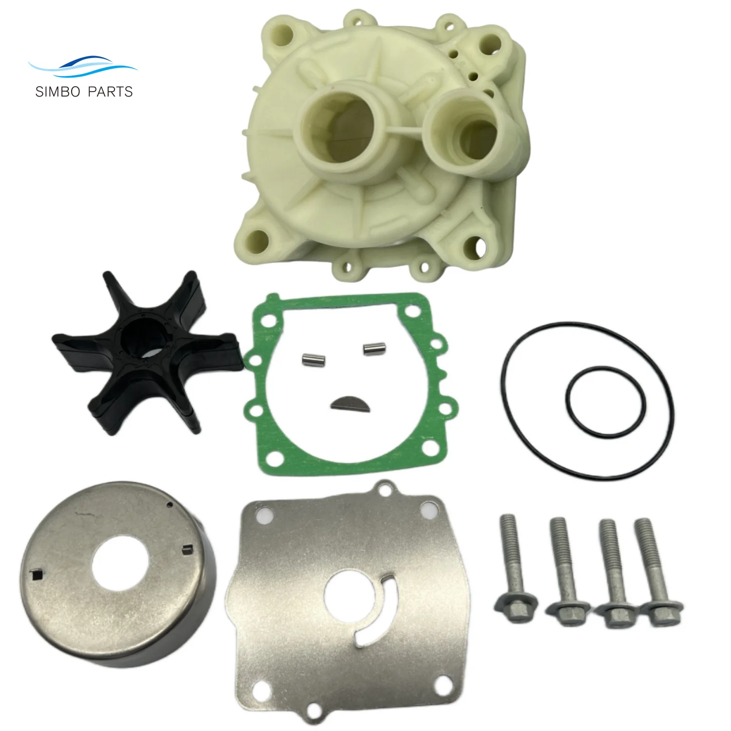 

6E5-W0078-A1 Water Pump Impeller Kit For Yamaha 2-Stroke 115 130 HP Outboard Motor 6E5-W0078-01 6E5-W0078-1A 6E5-W0078-3A