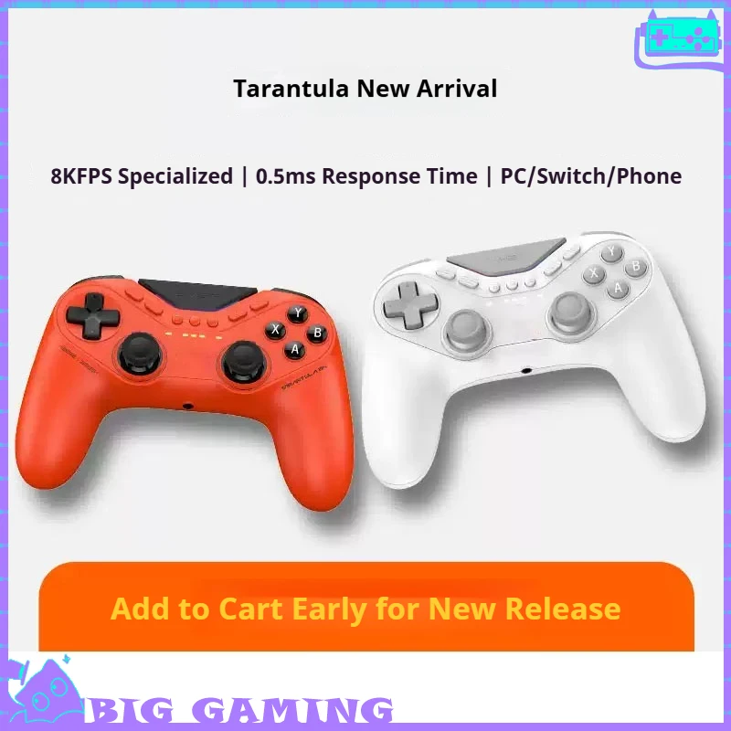 

Game Sir Tarantula 8k Ultra Pc Wired Esports Game Controller Custom Js13pro Tmr Joystick For Steam Switch Android Apple Gamepad
