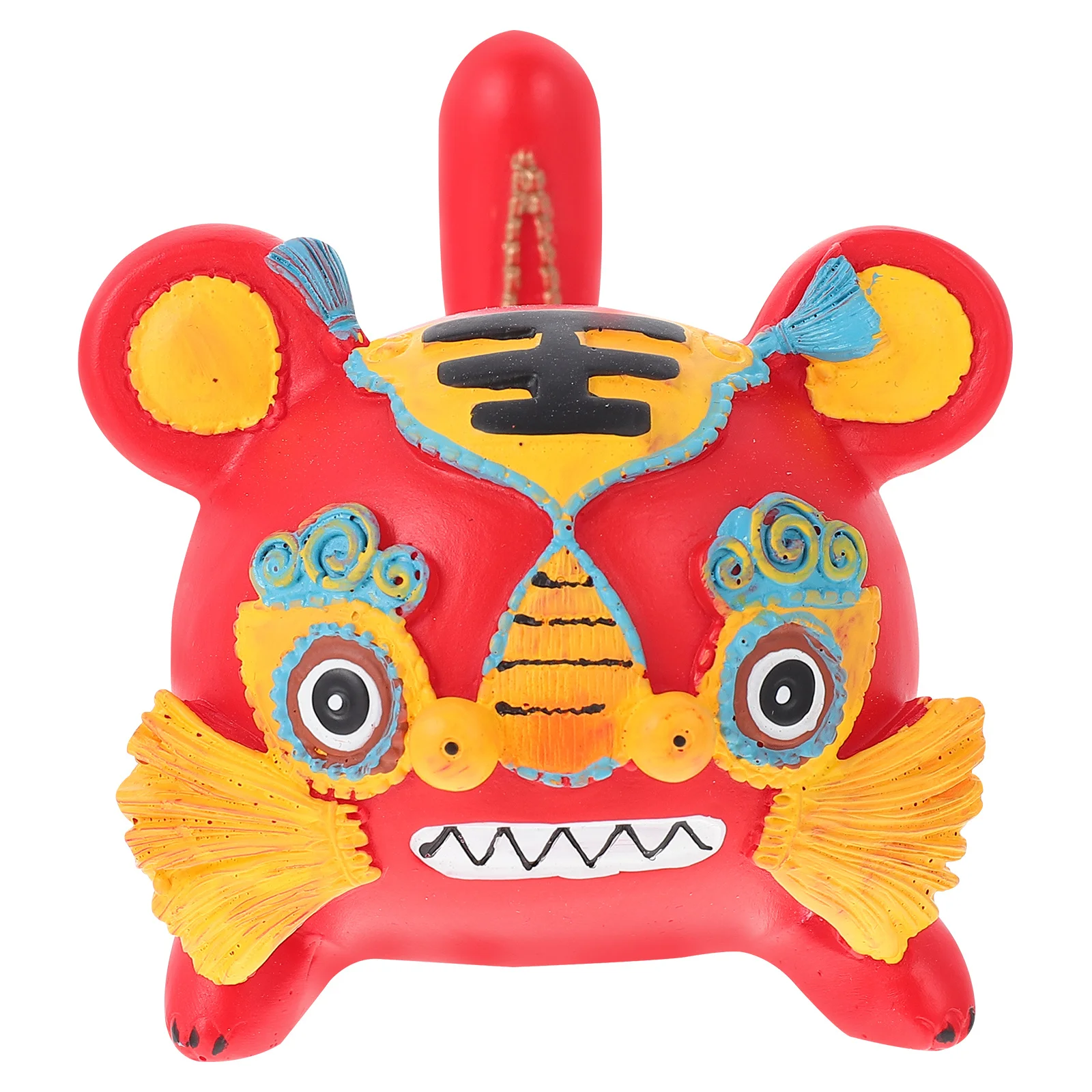 

1Pcs Tiger Mascot Ornament Resin Tiger Design Desktop Ornament New Year Home Decor Gift New Year Gift Desktop Decor