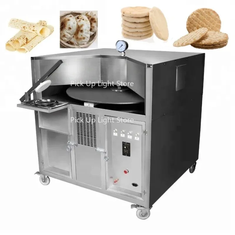 

China factory high quality Automatic Electric Flat Lebanese Arabic Pancake Roti Pite Chapati Pita Bread Bakery Oven Machine