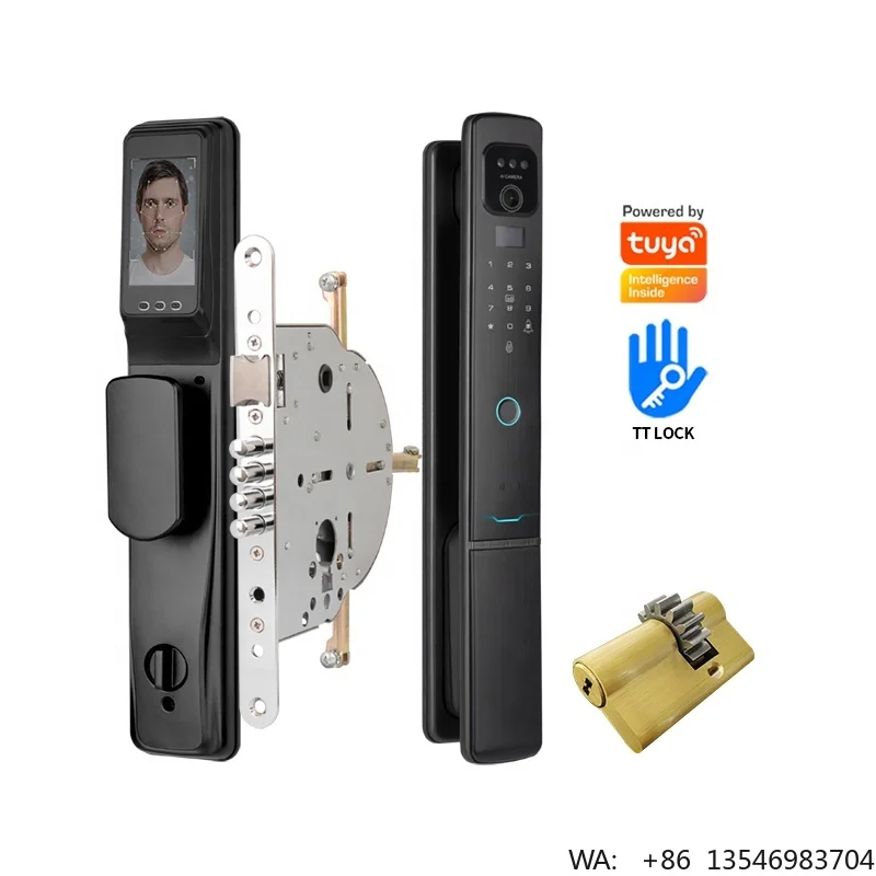 

OYO Intelligent Israel Locks Door Tuya Smart With Fingerprint Face Recognition Door Lock Smart Electronic Locks for Doors