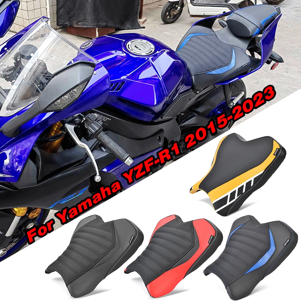 

Front Rider Seat Cowl Rear Passenger Cushion Pillion Seat For Yamaha YZF-R1 YZF R1 2015 2016 2017 2018 2019 2020 2021 2022 2023