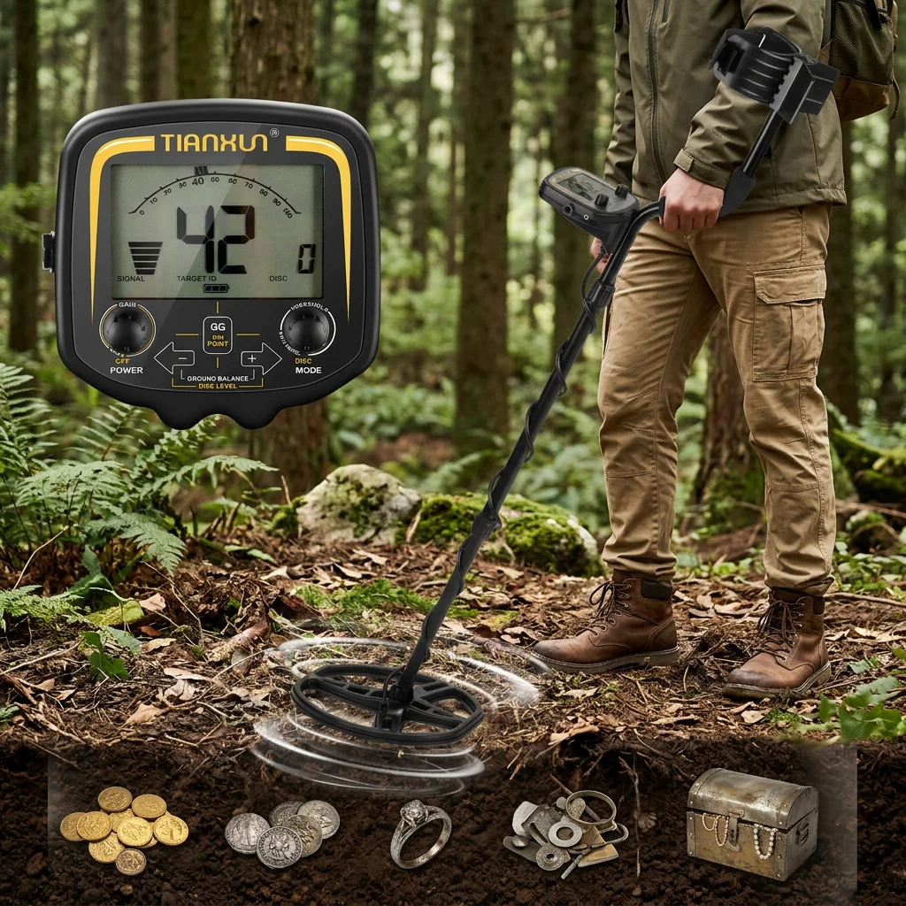 Industrial Metal Detector Tianxun TX-850 Long Range Depth Metal Detector CE RoHS Certificate Gold Detector With CE RoHS