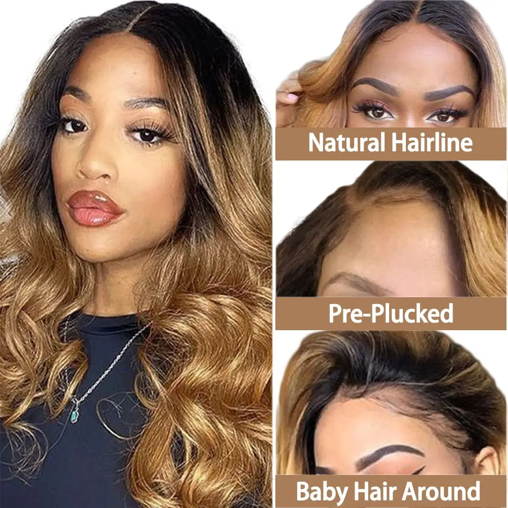 Body Wave Blonde Lace Front Wig Human Hair Lace Frontal Wigs 30 Inch Color Wig Dark Roots Blonde Wig Human Hair Hd Glueless Wig