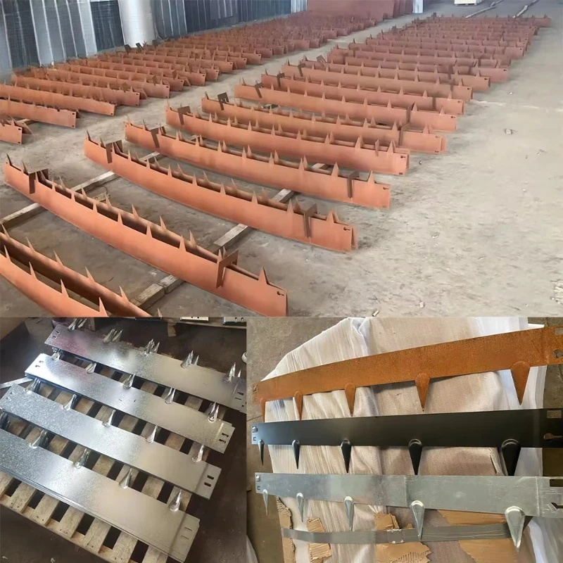 YW Industrial 1000mm 1060mm 1075mm Flexible Rusty Finish Landscape Border Corten Steel Garden Lawn Edging