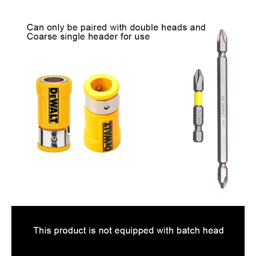 DEWALT DWASLVMF2 MAXFIT zestaw tulei magnetycznych oryginalne wiertło pierścień magnetyczny silny magnetyzer akcesoria do elektronarzędzi Dewalt