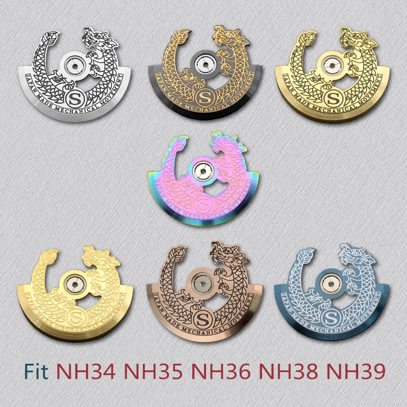 

Dragon Icon NH34 NH35 NH36 NH38 NH70 Watch Movement Automatic Hammer Rotor Fits Seiko Movement Pendulum Weight Repair Parts