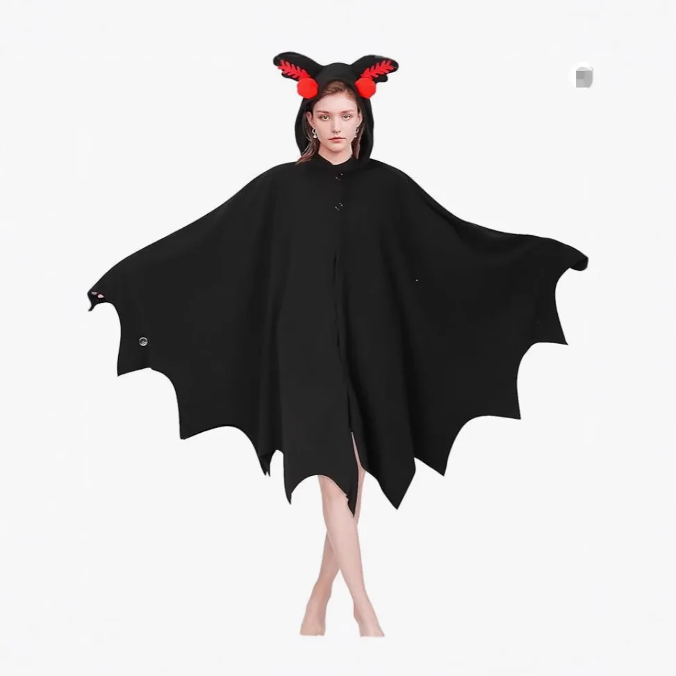 

Animal Cosplay Bat Cloak Costume Horrible Cape Halloween Party Outfits For Adult