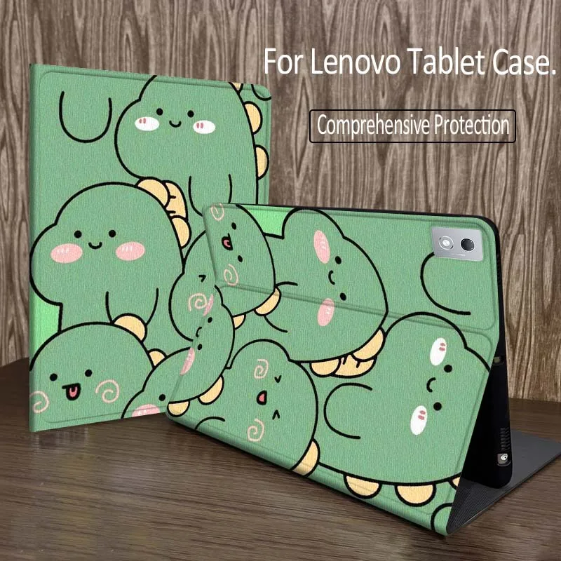 

Cute cartoon dinosaur Tablet Case For Legion Xiaoxin Pad P12 Pro Y900 GT 2023 2025 12.1 12.7 14.5 inch