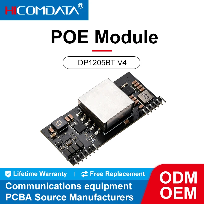 HICOMDATA 5/10PCS POE Module 1205BT V4 Isolated POE Module 12V1A Af Standard POE Module