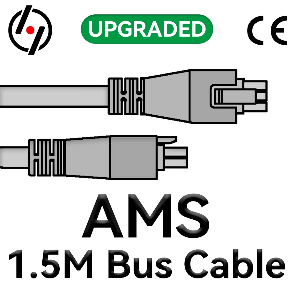 Para Bambu lab AMS 1,5 M Cable de bus de 6 pines para impresora 3D serie X1/P1