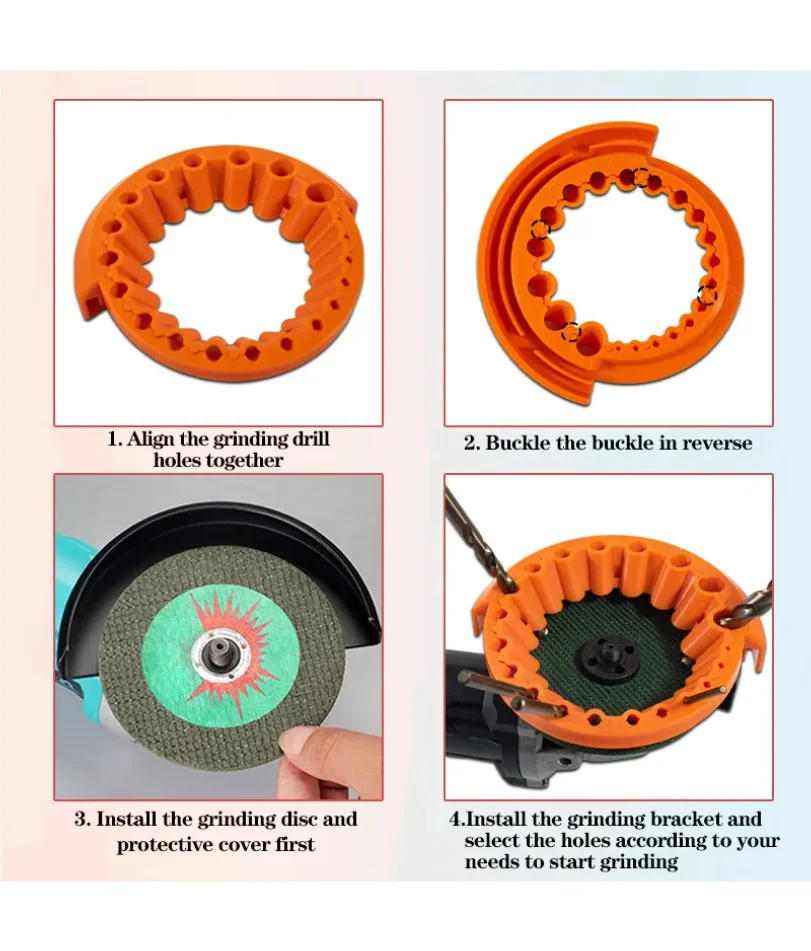 Upgrade 118 Degree Angle Grinder Drill Bit Sharpener Power Drill Bit Grinding Tool for 2 to 13mm Drill Bits
