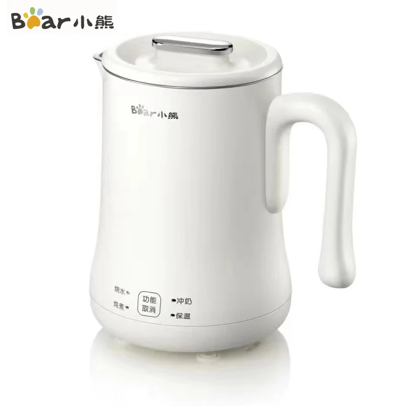 

Bear Electric Kettle 0.6L Health Pot Portable Multifunctional Household Water Boiler Stainless Steel Home Kitchen Appliances