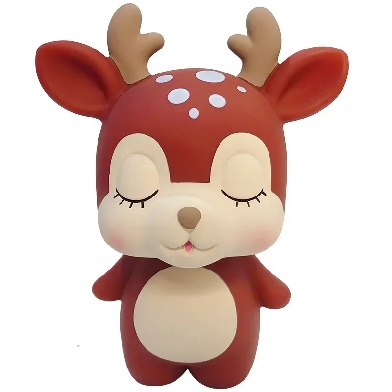 الكرتون الإبداعية الراتنج عملة حصالة على شكل حيوان الكرتون الغزلان على شكل حصالة على شكل حيوان غرفة المعيشة غرفة نوم سطح المكتب الديكور الحلي الغزلان