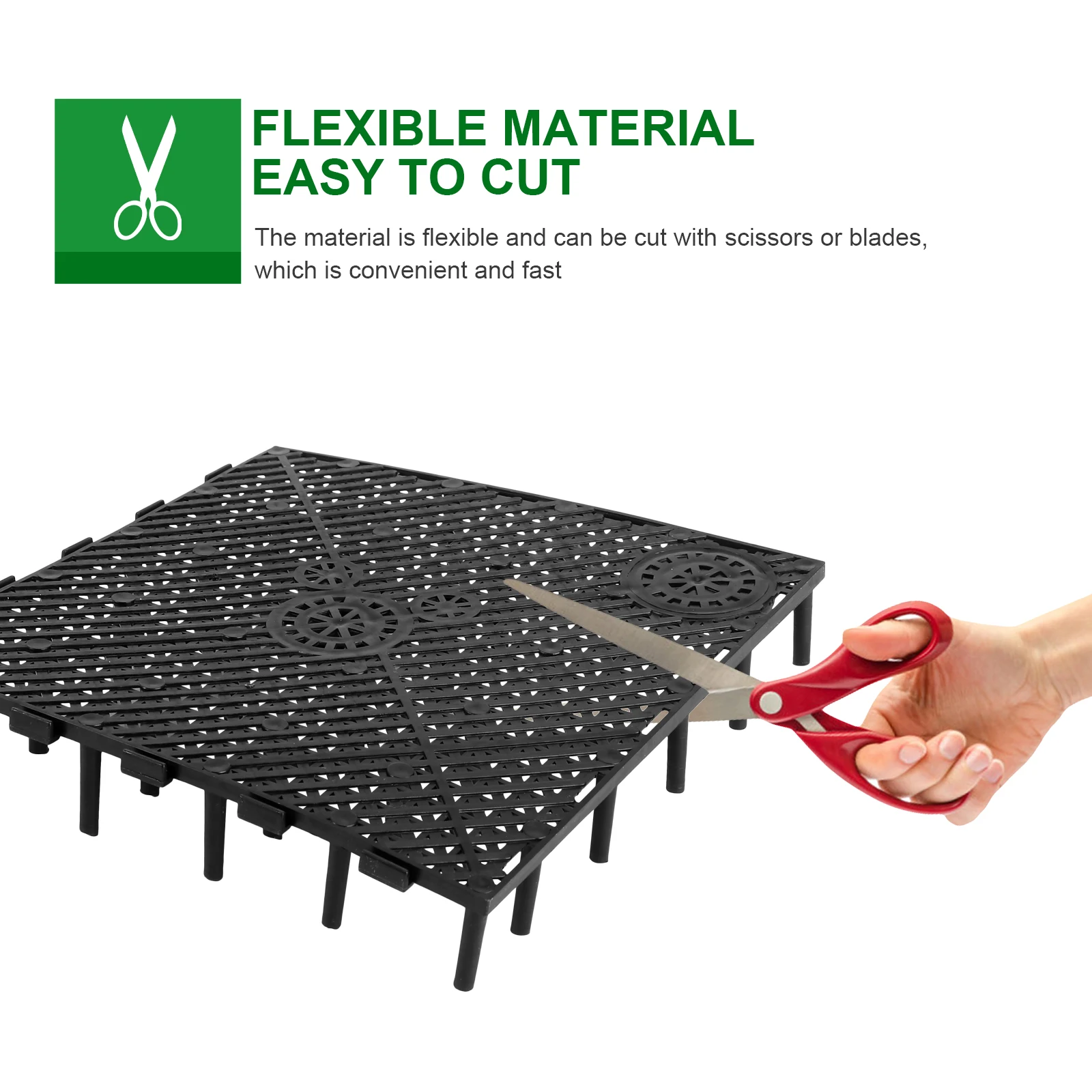 

20Pcs Filter Plate PVC Splicing Bottom for Fish Tank Aquarium Grid System Black Filter Plate Bottom Tank Filters for Aquarium