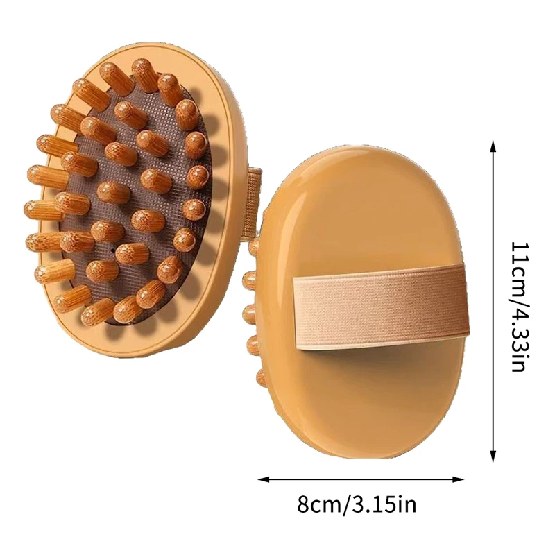 Dead Skin Remover Wooden Essential Oil Spa Massage Hair Comb Body Anti Cellulite Brush Soothing Air Cushion Scalp Massage Brush