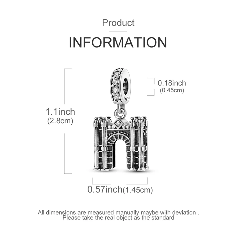 925 Sterling Silber Charms Perlen Reisepass Flugzeug Koffer Anhänger Passend für Original Armband DIY Schmuck Geschenk für Frauen – Detail 31