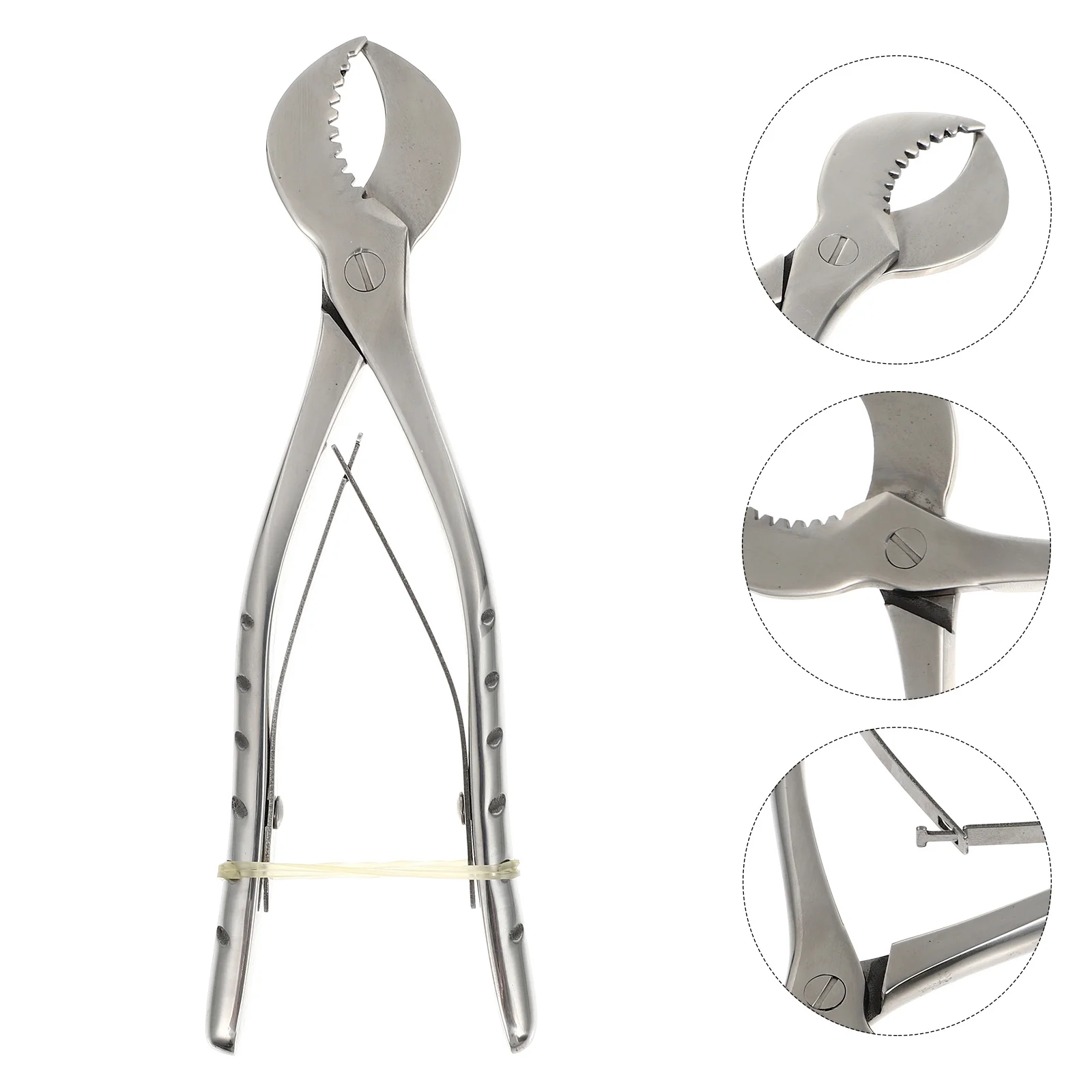 

Stainless Steel Multi-Function Wood Splitting Plier Durable Material Comfort Grip Hardened Tool Long Lasting Easy Use Thicken