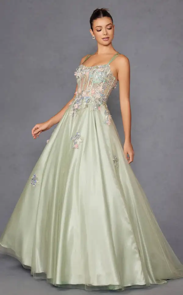 

Изысканные тюлевые аппликации по индивидуальному заказу, плиссированные трапециевидные платья на тонких бретельках, длинные платья, платья для особых случаев на заказ, высокое качество