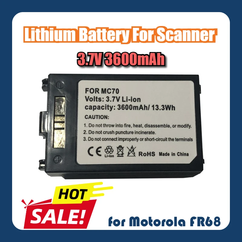 

82-71364-01 3.7V 3600mAh Lithium Battery,for Motorola Scanner FR68