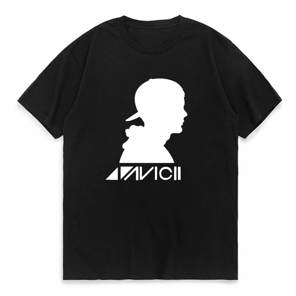 Fashion Dj Avicii T-shirt Rip Avicii Print Man T Shirt Fashion avicii Fan\'s T Shirt Summer Short Sleeve Top Tees For Men women